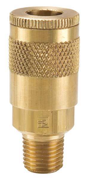 Coupler Body, Brass, MNPT, 1/8 In. Pipe