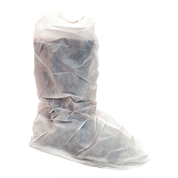 MicroGuard CEÂ®, Clean Processed Microporous Boot Cover, L, PK200