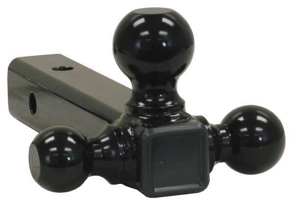Triple Hitch Ball, Black Powder Coat