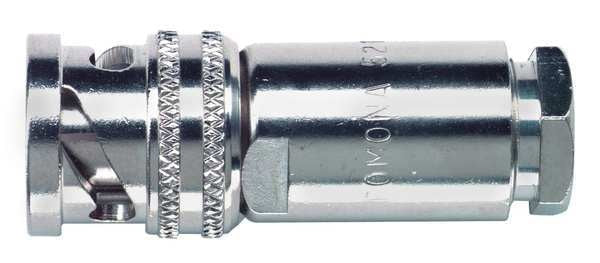 Triaxial Male, 30VAC/60VDC, Silver