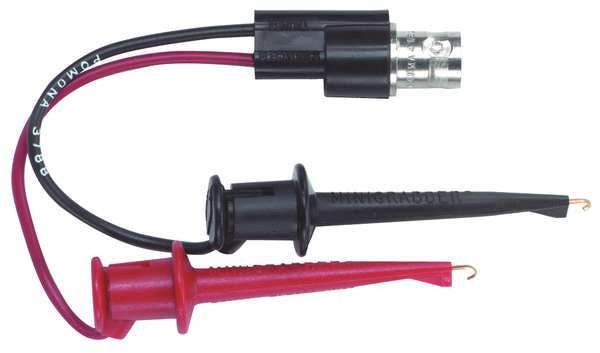 Test Clip Set, Black, Red, 300 Vrms