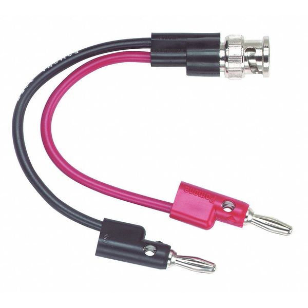 BNC Male, 30VAC/60VDC, Red/Black