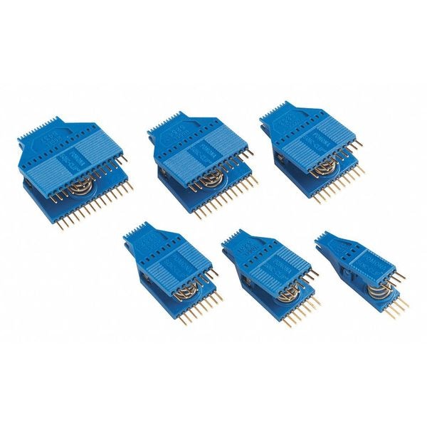 Test Clip Set, Blue, 300 Vrms