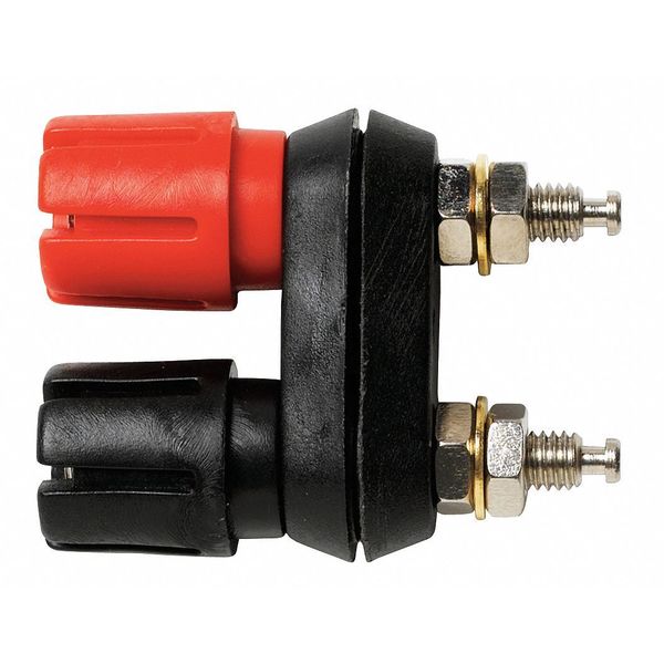 Dual Binding Post, 30VAC/60VDC, Red/Black