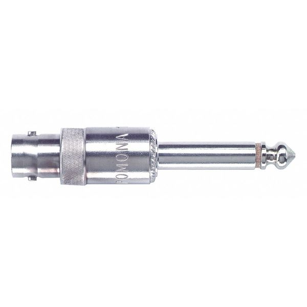 BNC Adapter, Phone Plug, 500 Vrms