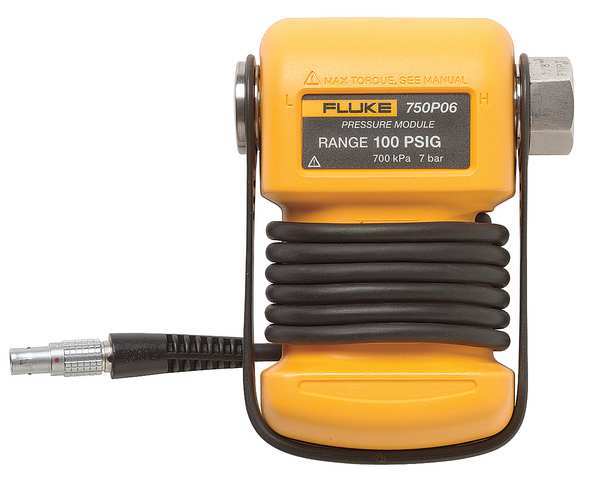Pressure Module, Reference, -12 to 100 psi (-80 to 700 kPa), For Use With Fluke Calibrators