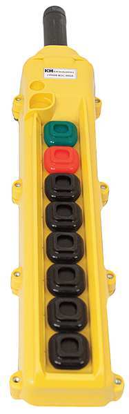 Pendant Station, 8, Push Button, NO, NC