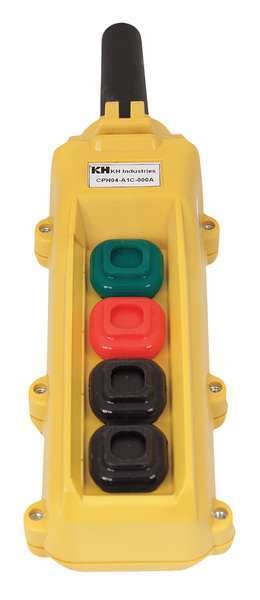 Pendant Station, 4, Push Button, NO, NC