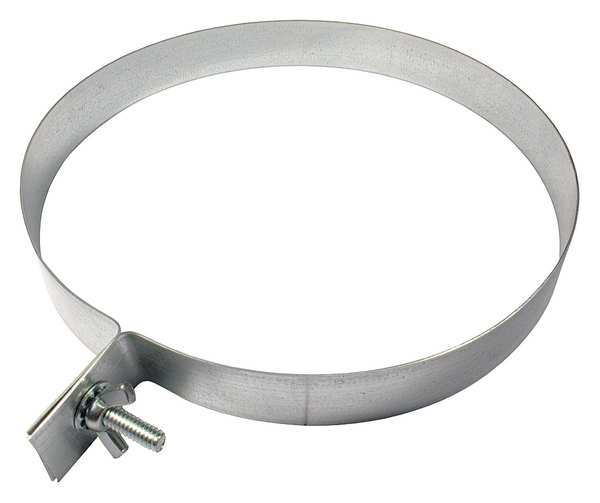 Round Hanger Strap, Galvanized Steel, 20 GA, 1 in W x 23 1/2 in H
