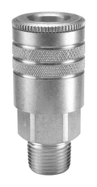 Quick Connect Hose Coupling, Sleeve Lock, 1/4