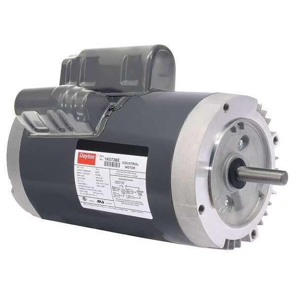 Capacitor-Start/Run General Purpose Motor, 1 HP, 115/208-230V AC Voltage, 56C Frame
