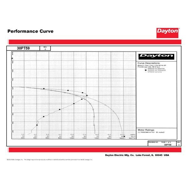 Capacitor-Start/Run General Purpose Motor, 1/3 HP, 115/230V AC Voltage, 56 Frame