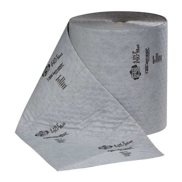 Sorbents, 17 gal/pk, 17.4 gal/pad, Universal Absorbed, Gray, Polypropylene