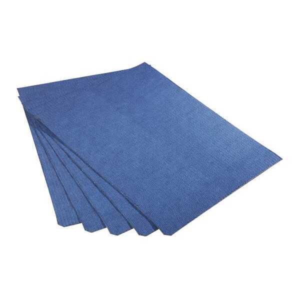 Sorbents, 0.5 gal. Universal Absorbed, Blue, Polyester, Polypropylene, 5 PK