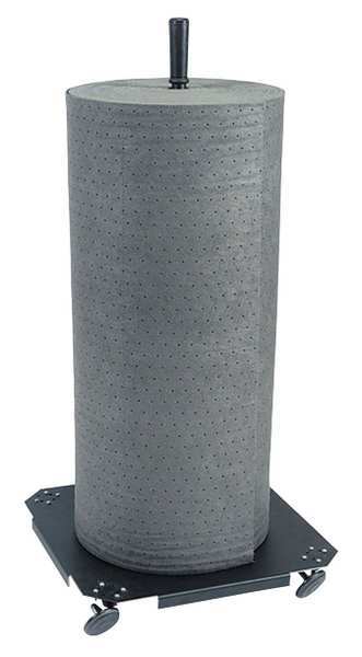 PIG Vertical Mat Roll Holder, Black, Steel