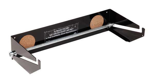Wall-Mount Mat Roll Dispenser, Black