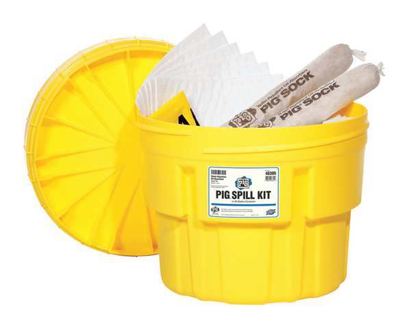 Spill Kit, Oil-Based Liquids, Yellow