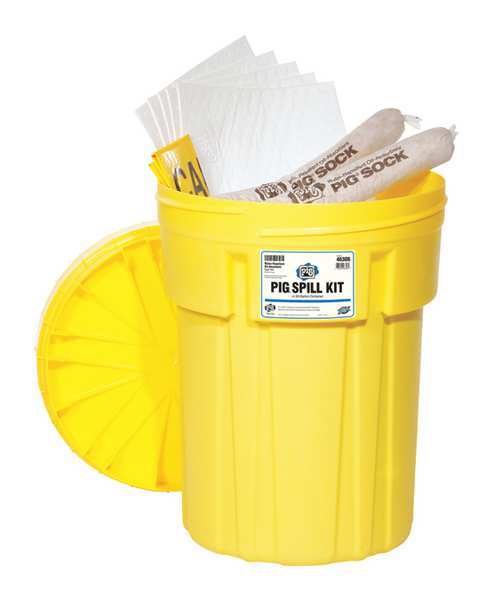 Spill Kit, Oil-Based Liquids, Yellow