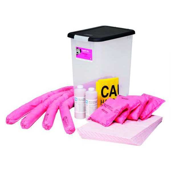 Spill Kit, Chem/Hazmat, Clear