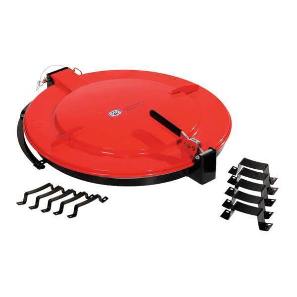 Latching Lid for Poly Drum, Yellow