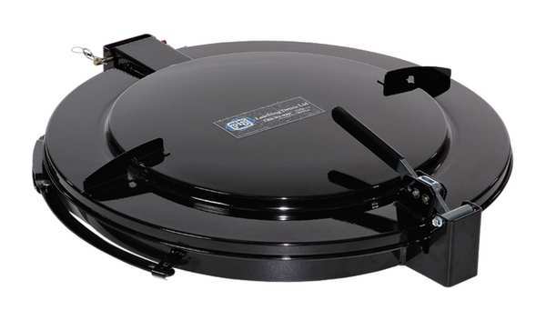 PIG Outdoor Latching Drum Lid, Black