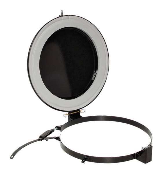 PIG Outdoor Latching Drum Lid, Black