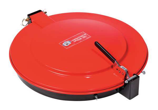 Latching Lid for Fluorescent Lamp, Red