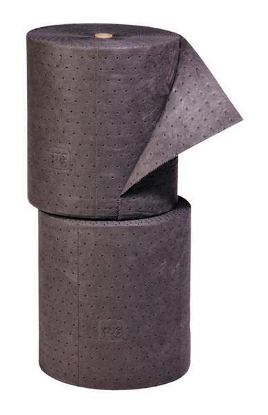 Sorbents, 32 gal/pk, 16 gal/pad, Universal Absorbed, Gray, Polypropylene, 2 PK