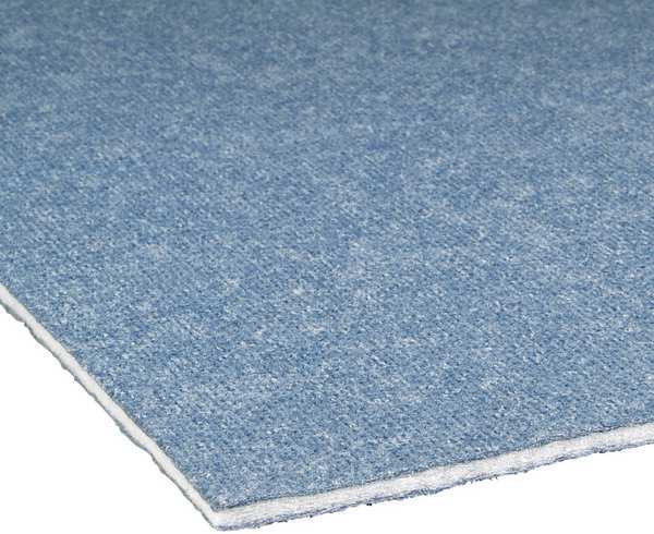 Sorbents, 12 gal. Universal Absorbed, Blue, Fibers, 50 PK
