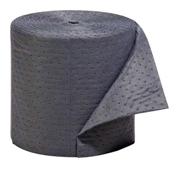 Sorbents, 18 gal/pk, 18.4 gal/pad, Universal Absorbed, Gray, Polypropylene