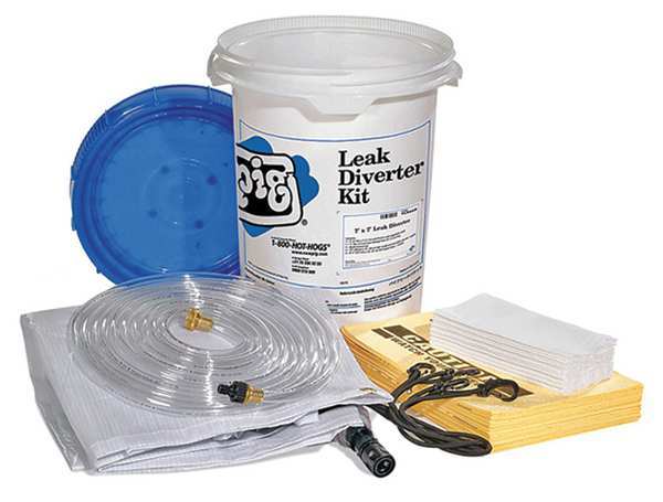 PIG Roof Leak Diverter Bucket Kit, 14 lb.