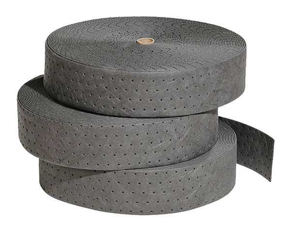 Sorbents, 16 gal/pk, 5.4 gal/pad, Universal Absorbed, Gray, Polypropylene, 3 PK