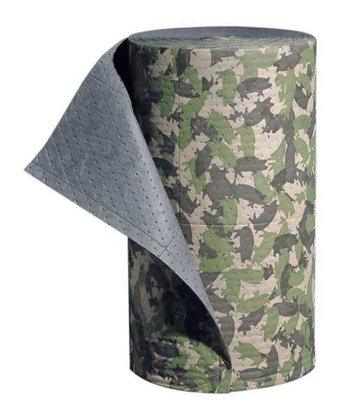 Sorbents, 47.4 gal. Universal Absorbed, Green, Polypropylene
