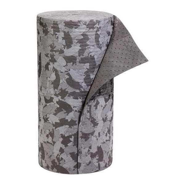 Sorbents, 47 gal/pk, 47.4 gal/pad, Universal Absorbed, Gray, Polypropylene