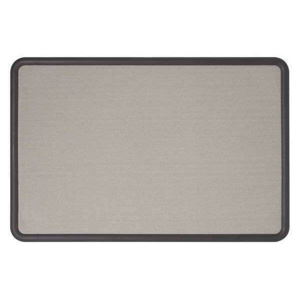Fabric Bulletin Board 3 x 4 ft., Gray