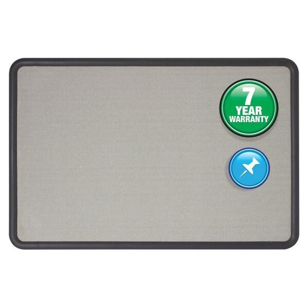 Fabric Bulletin Board 3 x 4 ft., Gray