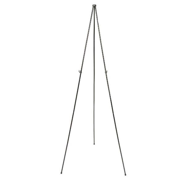 Portable Folding Easel, 63 in., Black