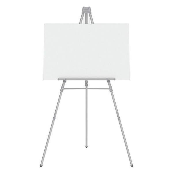 Portable Telescoping Easel, Heavy-Duty, Silver