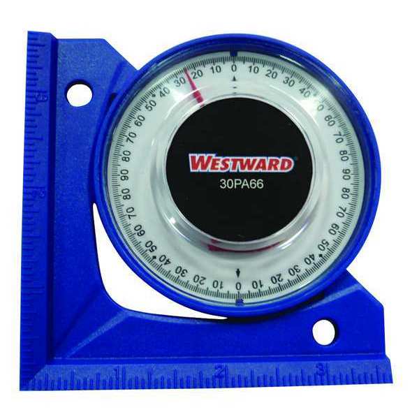 Angle Finder, 90 deg., 3-1/2 in., Blue