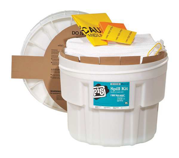 PIG Spill Kit, Oil-Based Liquids, White