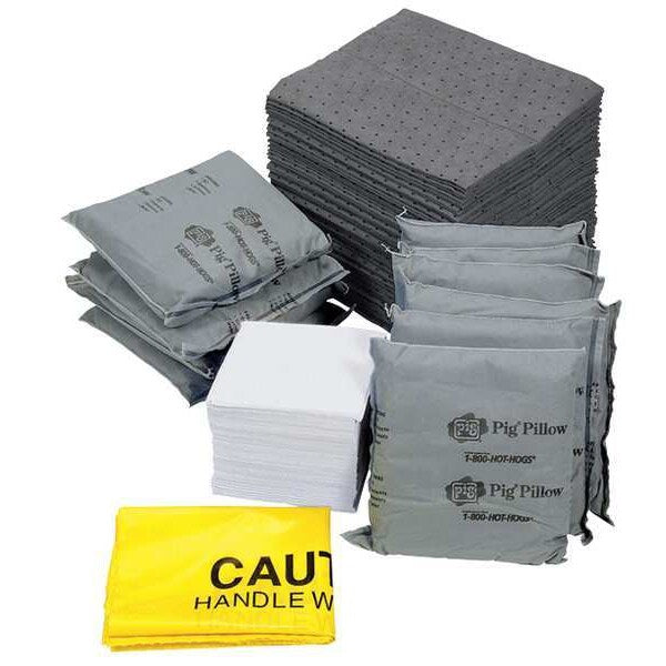 Spill Kit Refill, Universal, Gray