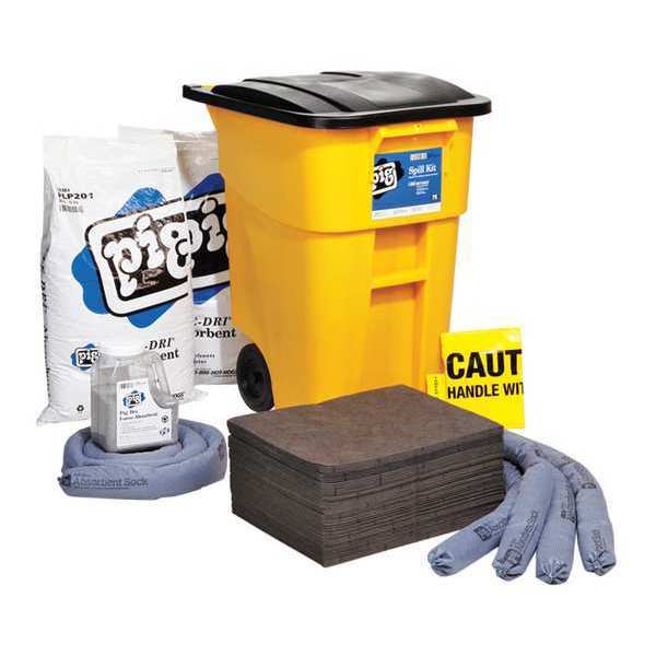 PIG Spill Kit, Universal, Black/Yellow