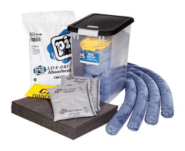 PIG Spill Kit, Universal, Clear