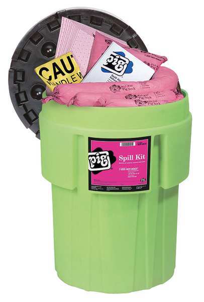 Spill Kit, Chem/Hazmat, Green