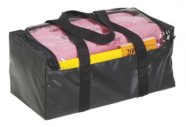 Spill Kit, Chem/Hazmat, Black