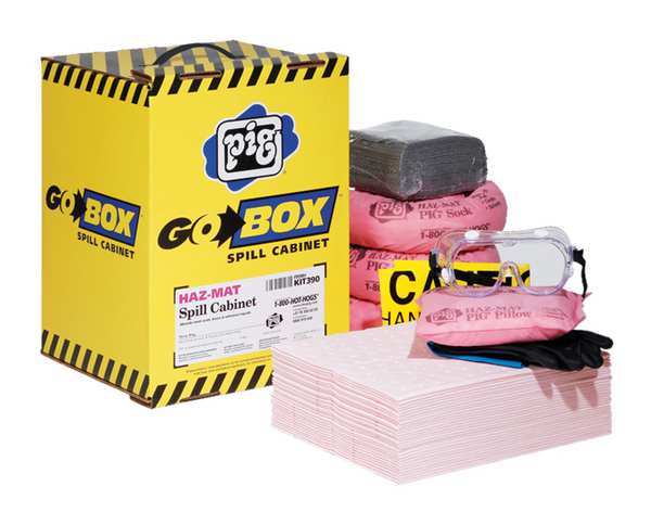 Spill Kit, Chem/Hazmat, Yellow