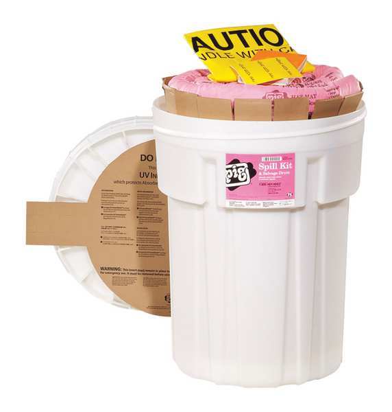 Spill Kit, Chem/Hazmat, White