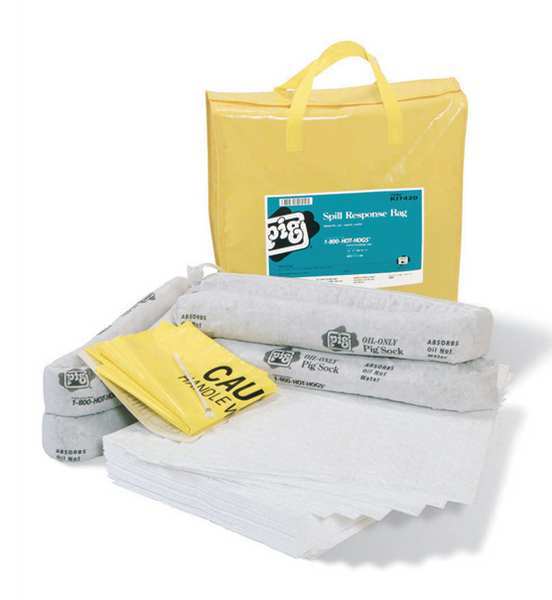PIG Spill Kit, Oil-Based Liquids, Yellow
