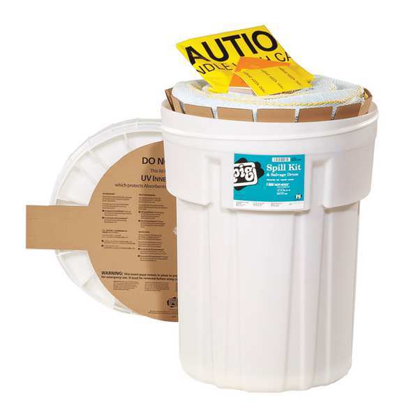 PIG Spill Kit, Oil-Based Liquids, White