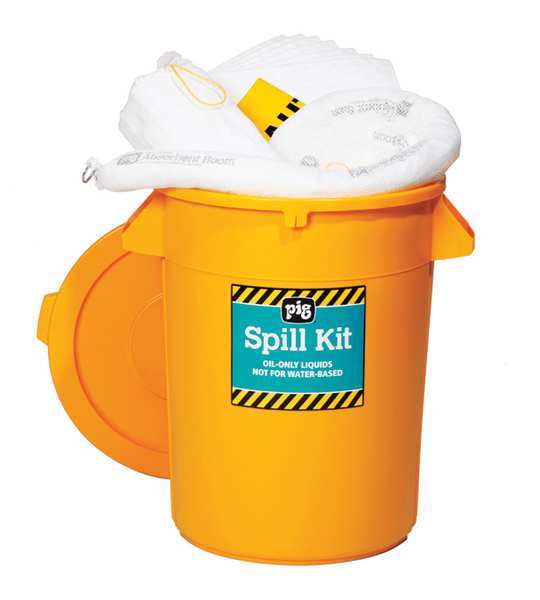 PIG Spill Kit, Oil-Based Liquids, Yellow